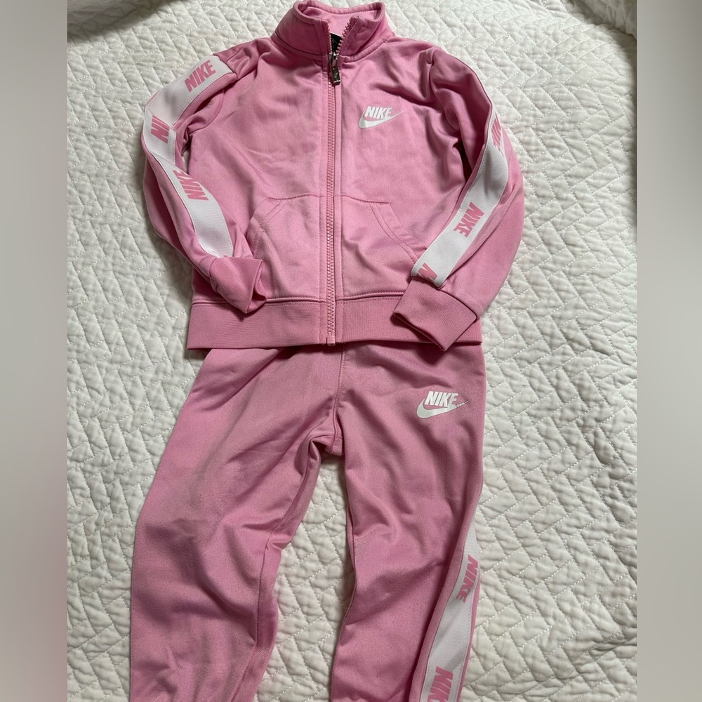 Pink Nike Tracksuit
